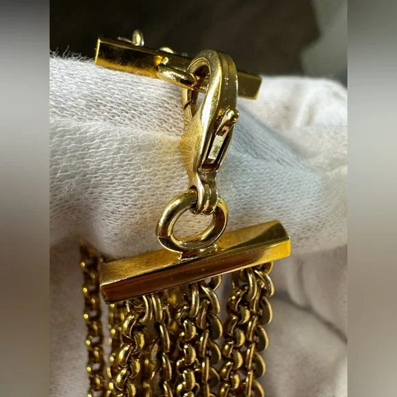 Ferragamo Gancini bracelet Full Inclusion with COA, box, Ferragamo dust cloth - Picture 12 of 15